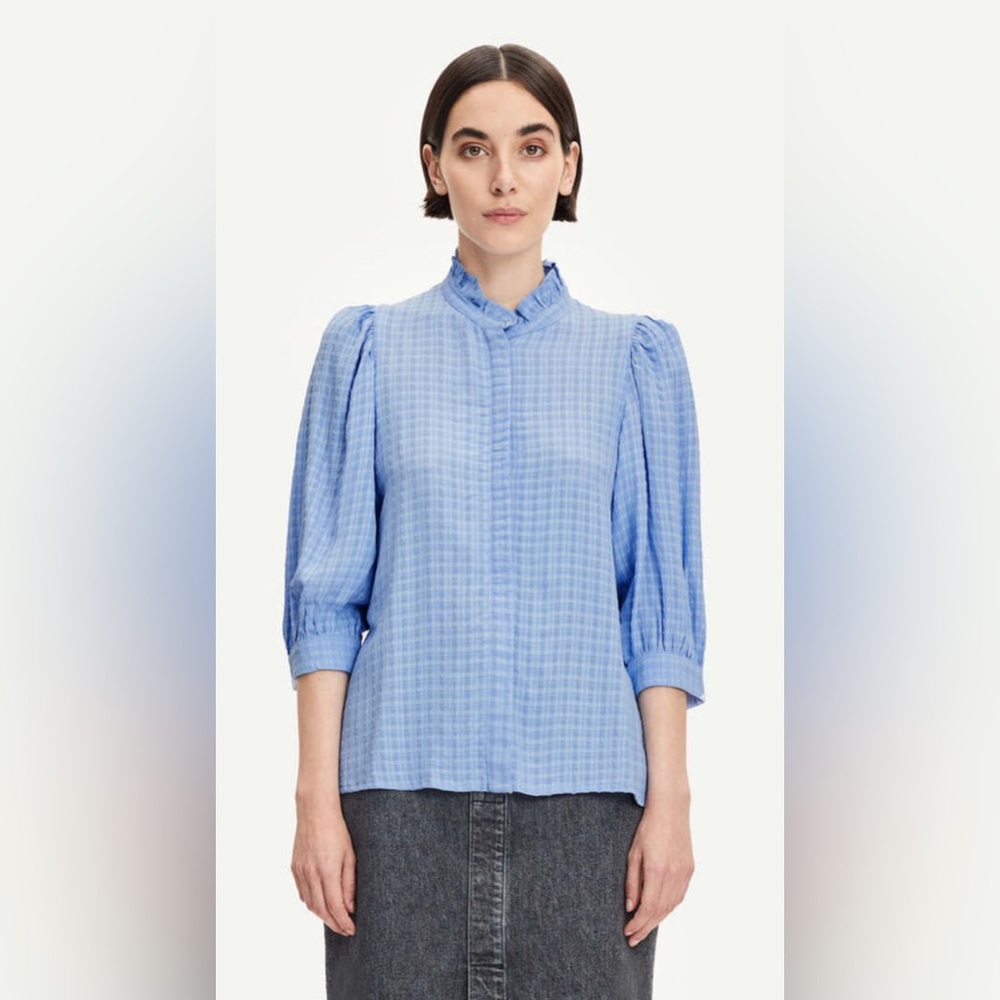 Samsoe & Samsoe Mejsi Shirt Serenity 100% Viscose in Medium